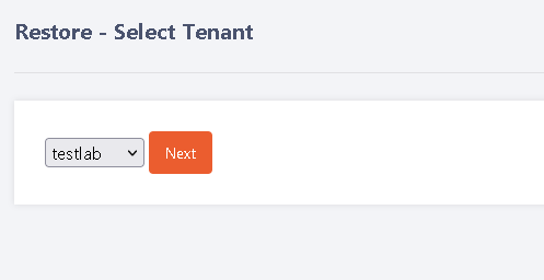 Restore-SelectTenant